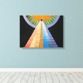 Hilma Af Klint Altarstuk nr. 1 Canvas Afdruk (Insitu (Houten vloer))