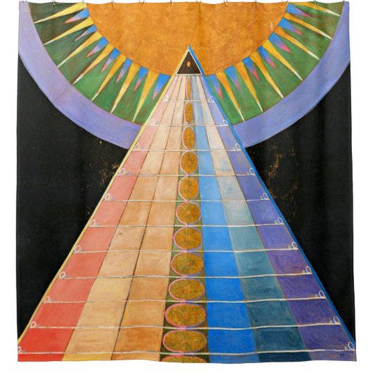 Hilma Af Klint Altarstuk nr. 1 Douchegordijn (Voorkant)