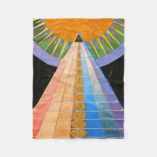 Hilma Af Klint Altarstuk nr. 1 Fleece Deken (Voorkant)
