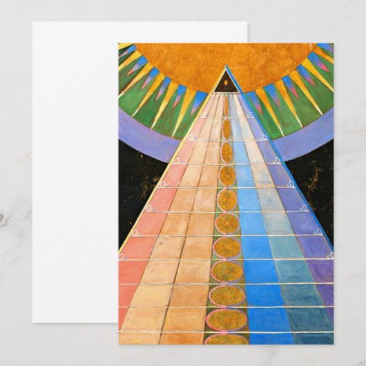 Hilma Af Klint Altarstuk nr. 1 Kaart (Voorkant / Achterkant)