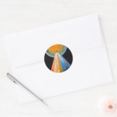 Hilma Af Klint Altarstuk nr. 1 Ronde Sticker (Envelop)