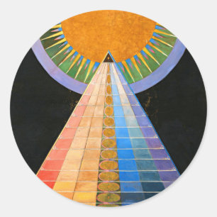 Hilma Af Klint Altarstuk nr. 1 Ronde Sticker