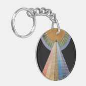 Hilma af Klint - Altarstuk Sleutelhanger (Voorkant Links)