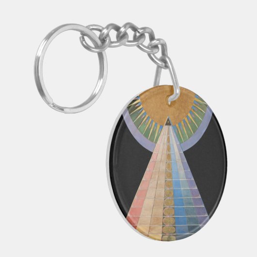 Hilma af Klint - Altarstuk Sleutelhanger (Voorkant Links)