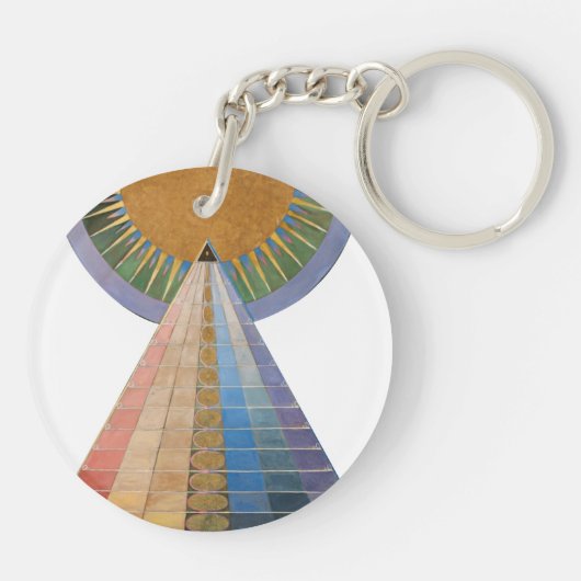 Hilma af Klint - Altarstuk Sleutelhanger (Achterkant)