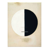 Hilma Af Klint, Boeddha's standpunt, Abstracte kun Foto Afdruk (Voorkant)