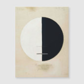 Hilma Af Klint, Boeddha's standpunt, Abstracte kun Magnetische Uitnodiging (Voorkant)