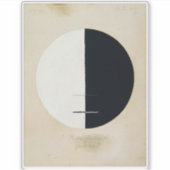 Hilma Af Klint, Boeddha's standpunt, Abstracte kun Sticker (Voorkant)