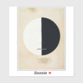 Hilma Af Klint, Boeddha's standpunt, Abstracte kun Sticker (Vel)