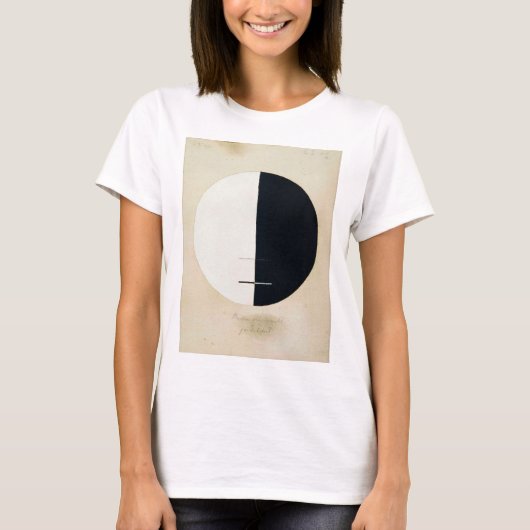 Hilma Af Klint, Boeddha's standpunt, Abstracte kun T-shirt (Voorkant)