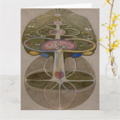 Hilma af Klint, Boom van de Kennis No1 Abstracte K Kaart (Gele Bloem)