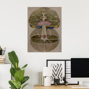 Hilma af Klint, Boom van de Kennis No1 Abstracte K Poster