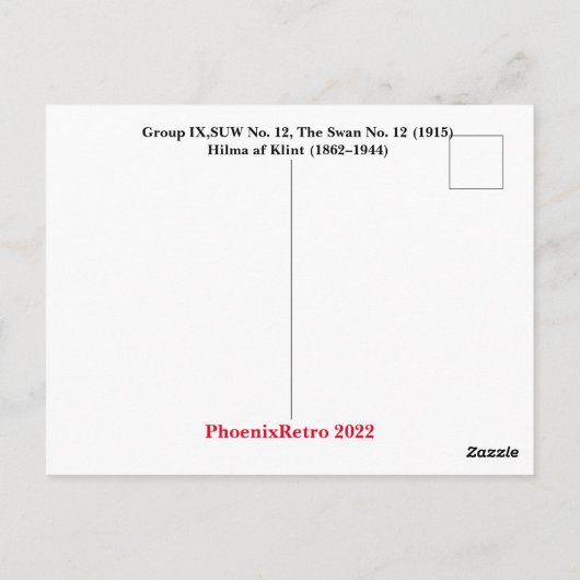 Hilma af Klint Briefkaart (Achterkant)