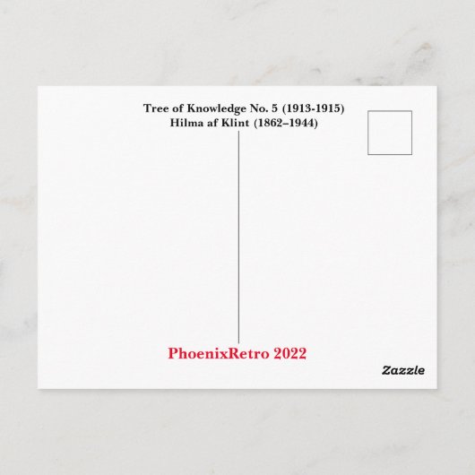 Hilma af Klint Briefkaart (Achterkant)