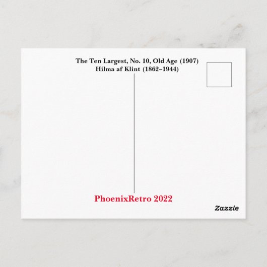 Hilma af Klint Briefkaart (Achterkant)
