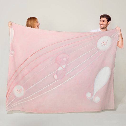 Hilma af Klint by The Eros Series, nr. 8 Fleece Deken (In situ)