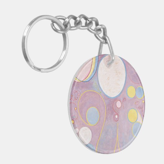 Hilma af Klint - De 10 grootste nr. 8 Sleutelhanger (Voorkant Links)