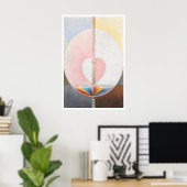 Hilma af Klint 'De Duif' Abstracte Kunstprint Poster (Thuiskantoor)