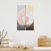 Hilma af Klint 'De Duif' Abstracte Kunstprint Poster (Keuken)