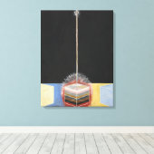 Hilma Af Klint, De Duif No.2, Abstracte Kunst Canvas Afdruk (Insitu (Houten vloer))