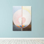 Hilma af Klint, de duif nr.25, Abstracte kunst Canvas Afdruk (Insitu (Houten vloer))