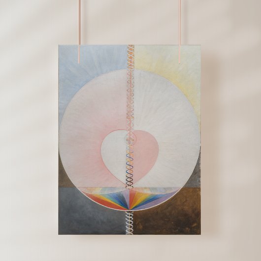 Hilma af Klint, de duif nr.25, Abstracte kunst Foto Afdruk