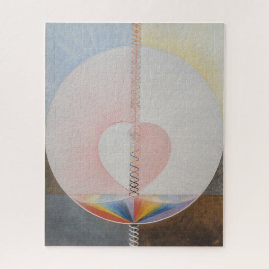 Hilma af Klint, de duif nr.25, Abstracte kunst Legpuzzel (Verticaal)