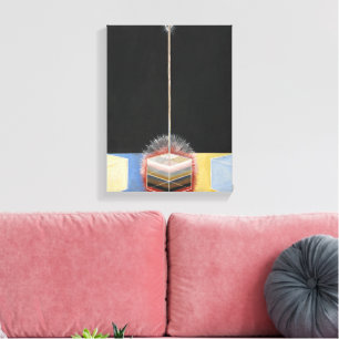Hilma af Klint, de duif nr. 2, Abstracte kunst Canvas Afdruk
