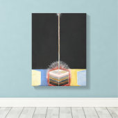 Hilma af Klint, de duif nr. 2, Abstracte kunst Canvas Afdruk (Insitu (Houten vloer))