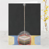 Hilma af Klint, de duif nr. 2, Abstracte kunst Kaart (Gele Bloem)