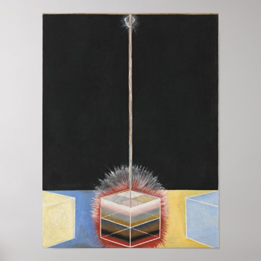 Hilma af Klint, de duif nr. 2, Abstracte kunst Poster (Voorkant)