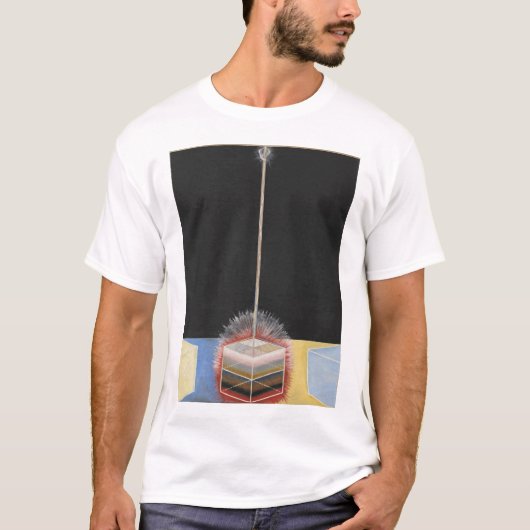 Hilma af Klint, de duif nr. 2, Abstracte kunst T-shirt (Voorkant)