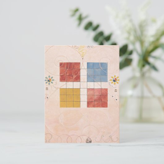 Hilma af Klint, de tien grootste No10, Abstracte k Briefkaart (Staand voorkant)