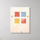 Hilma af Klint, de tien grootste No10, Abstracte k Canvas Afdruk (Voorkant)