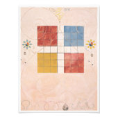 Hilma af Klint, de tien grootste No10, Abstracte k Foto Afdruk (Voorkant)