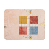 Hilma af Klint, de tien grootste No10, Abstracte k Magneet (Horizontaal)