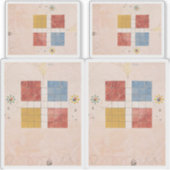 Hilma af Klint, de tien grootste No10, Abstracte k Sticker (Voorkant)