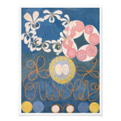Hilma af Klint, de tien grootste no1, Abstracte ku Foto Afdruk (Voorkant)
