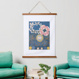 Hilma af Klint, de tien grootste no1, Abstracte ku Hangend Wandkleed