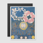 Hilma af Klint, de tien grootste no1, Abstracte ku Magnetische Uitnodiging (Voorkant / Achterkant)
