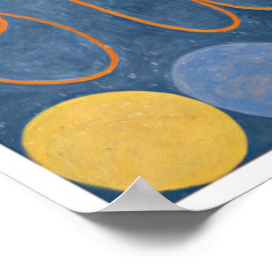 Hilma af Klint, de tien grootste no1, Abstracte ku Poster (Hoek)