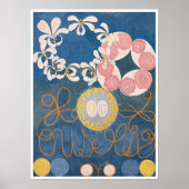 Hilma af Klint, de tien grootste no1, Abstracte ku Poster (Voorkant)