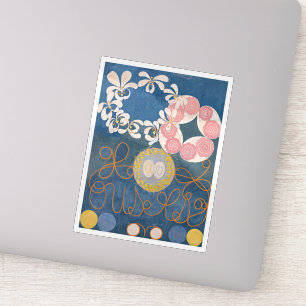Hilma af Klint, de tien grootste no1, Abstracte ku Sticker