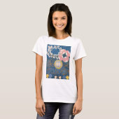 Hilma af Klint, de tien grootste no1, Abstracte ku T-shirt (Voorkant volledig)