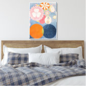 Hilma Af Klint, De Tien Grootste No2, Abstracte Ku Canvas Afdruk (Insitu (Slaapkamer))