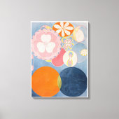 Hilma Af Klint, De Tien Grootste No2, Abstracte Ku Canvas Afdruk (Voorkant)