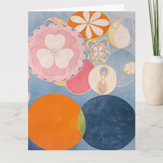 Hilma af Klint, de tien grootste NO2, Abstracte ku Kaart (Voorkant)