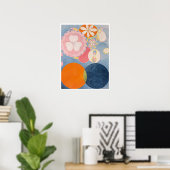 Hilma af Klint, de tien grootste NO2, Abstracte ku Poster (Thuiskantoor)