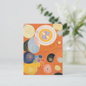 Hilma af Klint, de tien grootste no3, Abstracte ku Briefkaart (Staand voorkant)