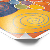 Hilma af Klint, de tien grootste no3, Abstracte ku Foto Afdruk (Hoek)